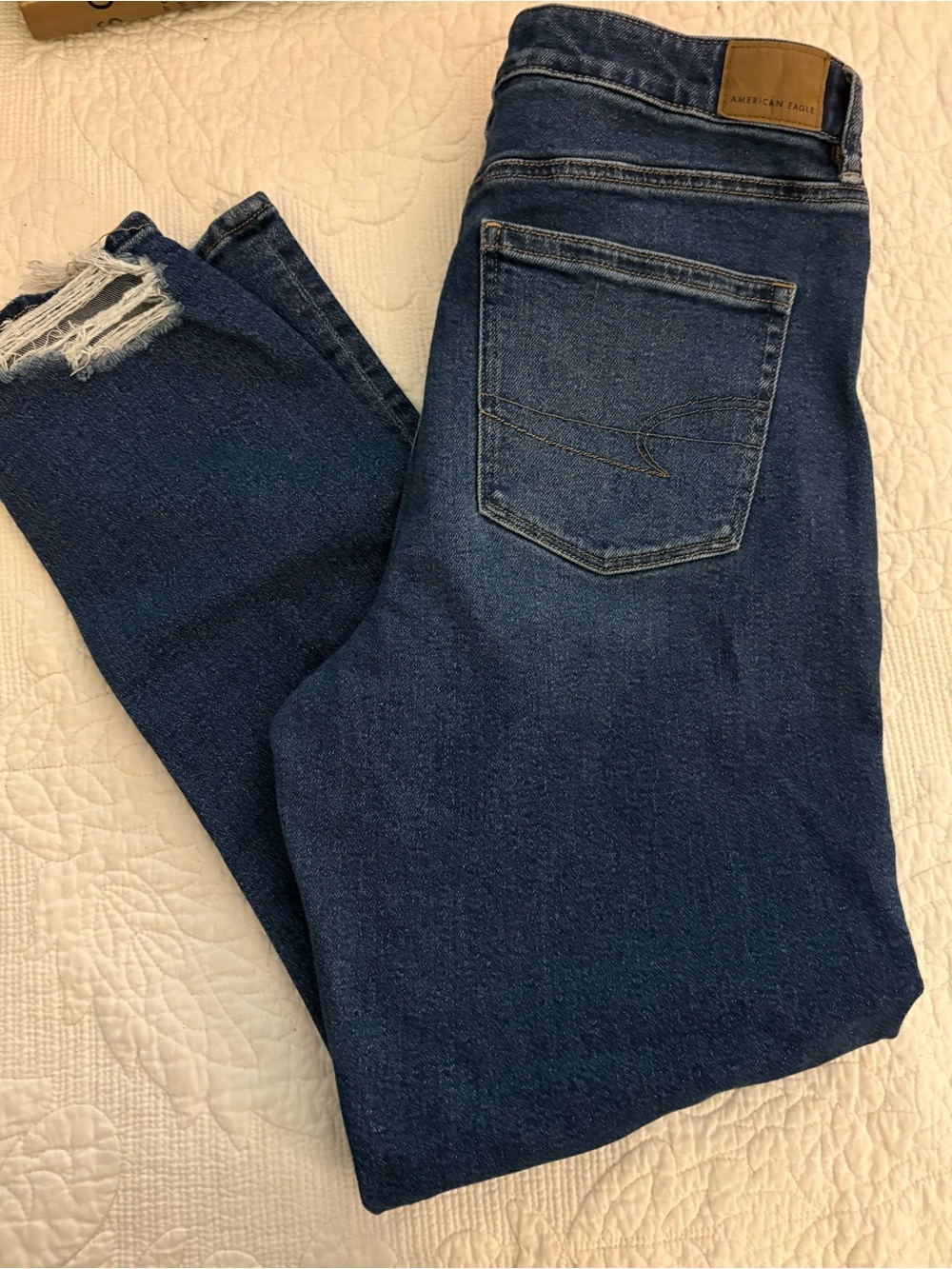 American Eagle Outfitters Women’s Dark Indigo Jegging Jeans Size 12 Long